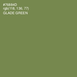 #76884D - Glade Green Color Image